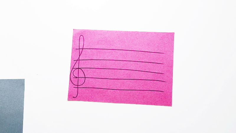 Treble Clef with Stave