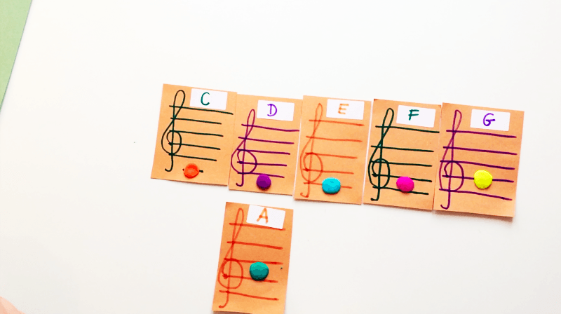 How to Make Notes Flashcards using Play-Doh