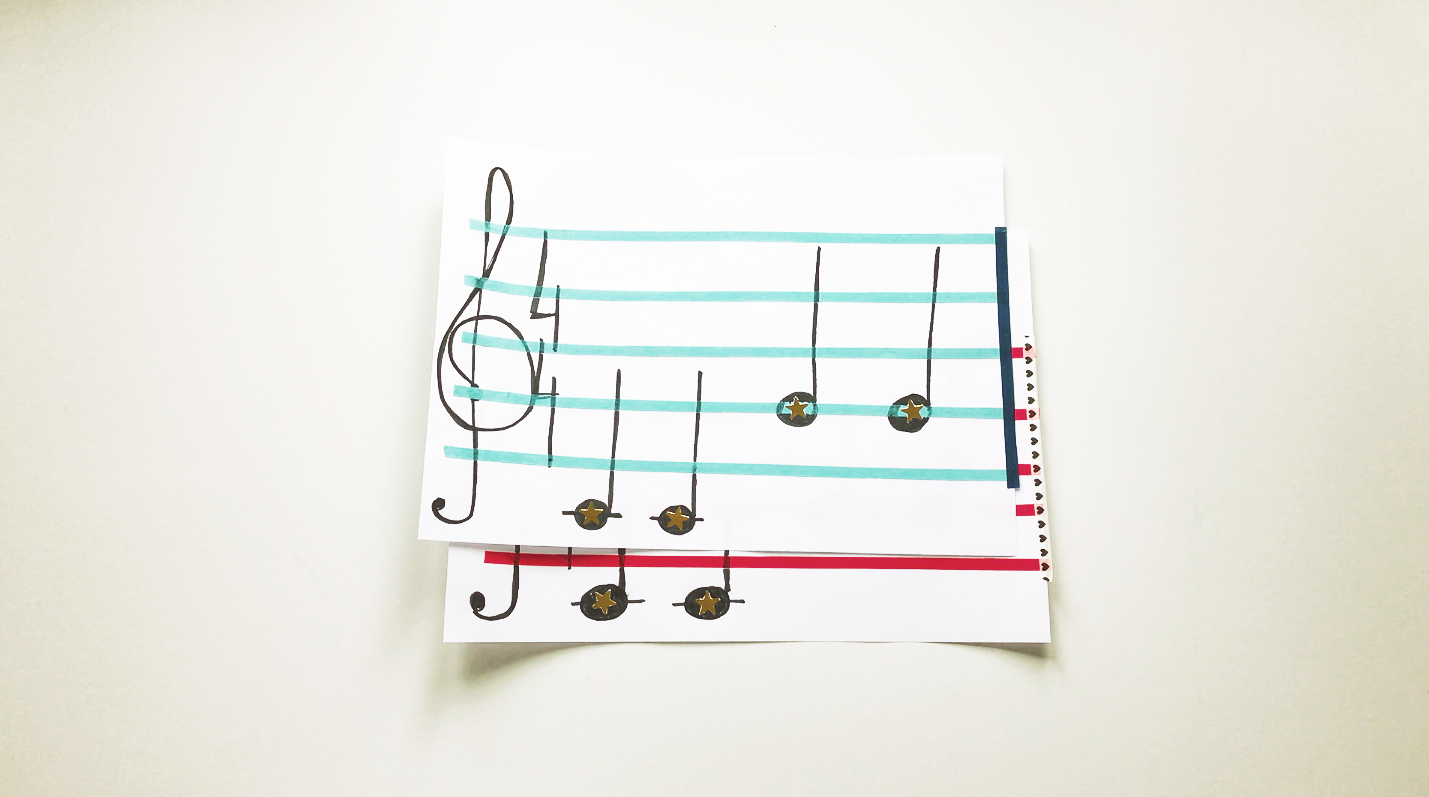 Twinkle Twinkle Little Star | Easy DIY Craft for Kids | Music Score