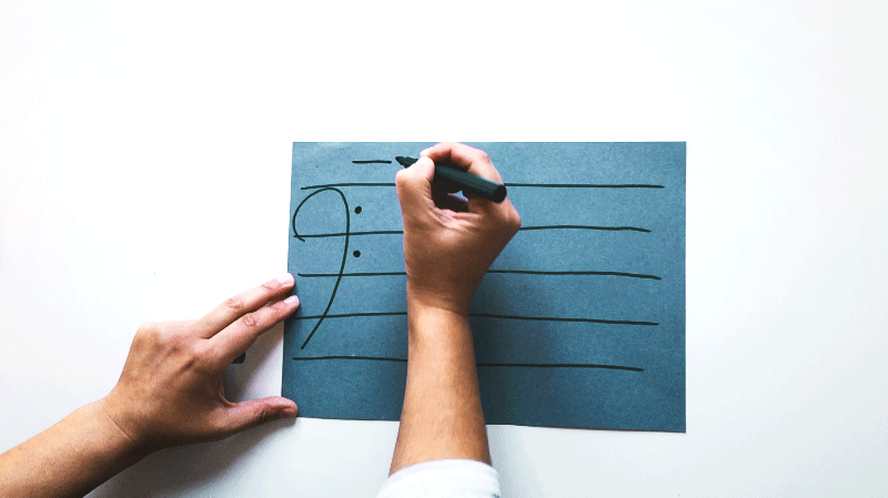 How to Form a C Major Scale with Play-Doh in Bass Clef