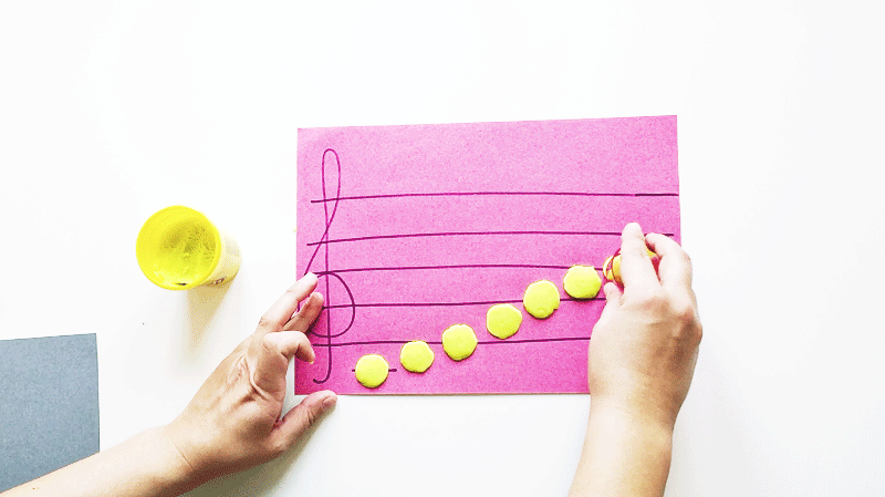 How to Form a C Major Scale with Play-Doh
