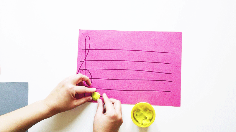 How to Form a C Major Scale with Play-Doh