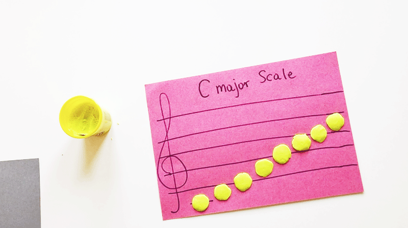How to Form a C Major Scale with Play-Doh