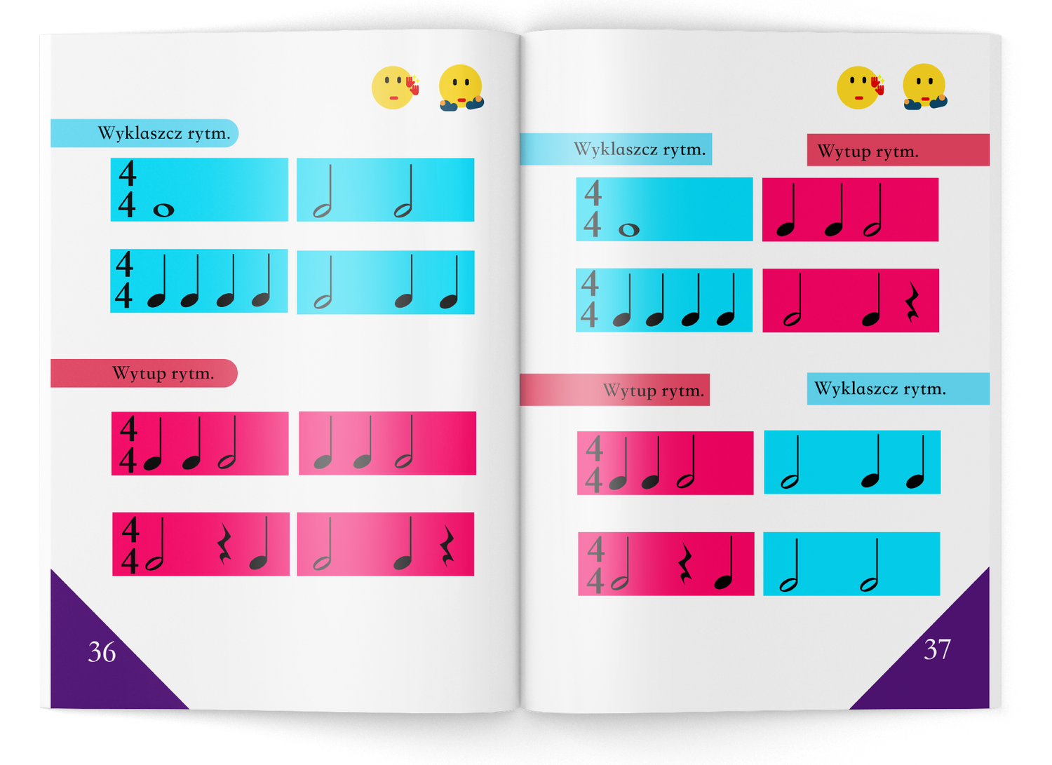 Wnętrze książki — Teoria Muzyki dla Maluchów Część 2