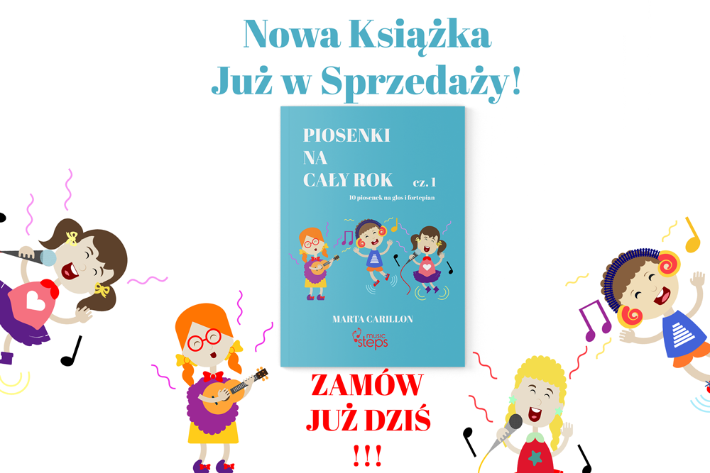 Piosenki na Cały Rok cz. 1 — książka z piosenkami dla dzieci