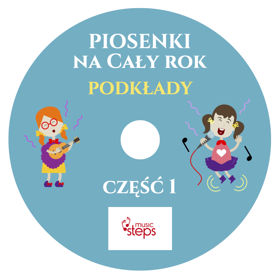 Podkłady do 10 piosenek w formacie mp3 wysłane na adres email